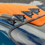 YT-1026 10Pcs / Set Car Roof Shark Fins Vehicle Tail Wings Cover Trim Exterior Decoration Sticker