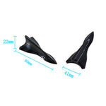 YT-1026 10Pcs / Set Car Roof Shark Fins Vehicle Tail Wings Cover Trim Exterior Decoration Sticker