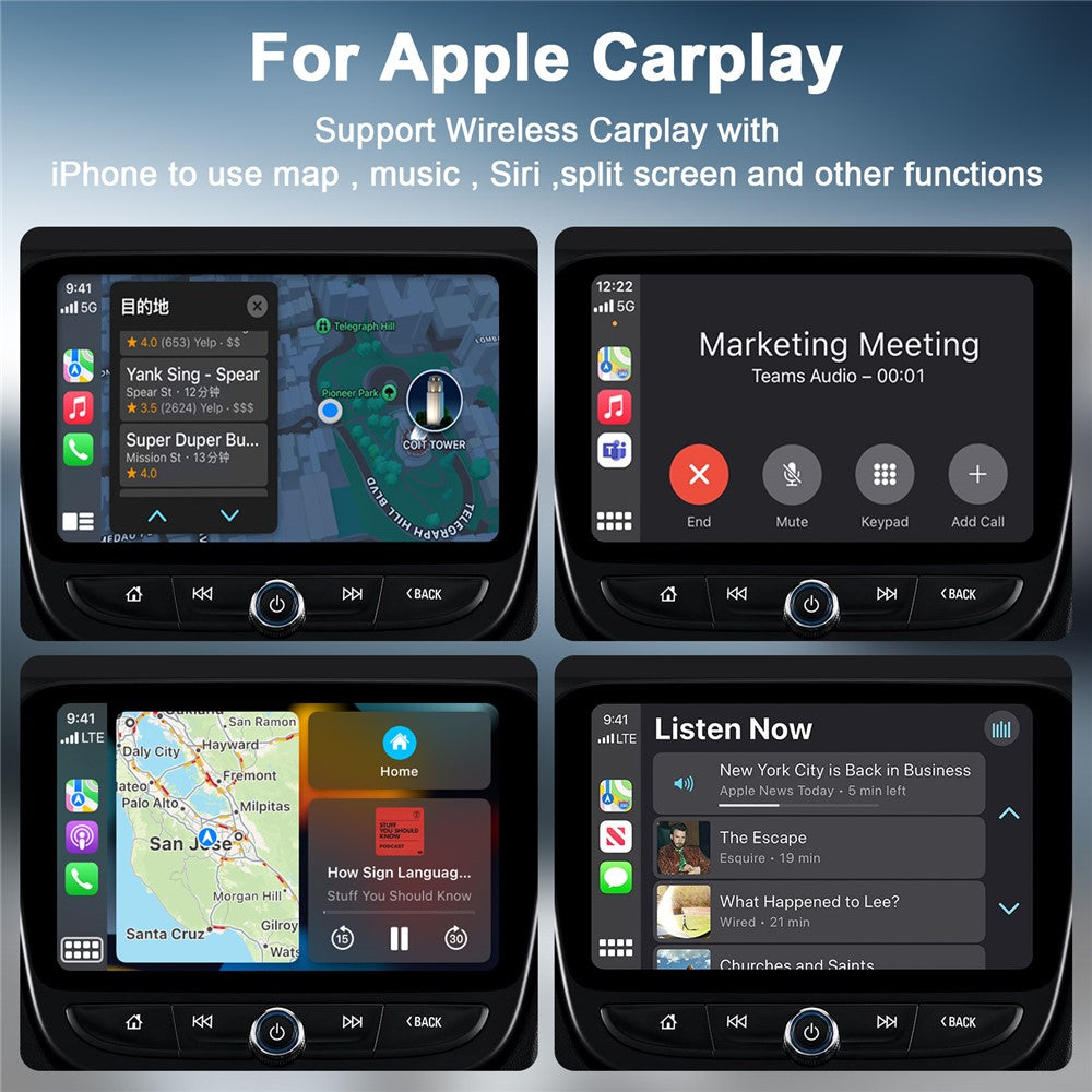 THT-020-5 Trådløs CarPlay Adapter AI-boks Kablet til Trådløs CarPlay-dongle til biler med kablet CarPlay