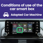 2Air 5.0 Wireless Ai Box for Carplay Android Auto Dongle Adapter 2.4G / 5.8Ghz WiFi Bluetooth-compatible Auto Connect Plug and Play