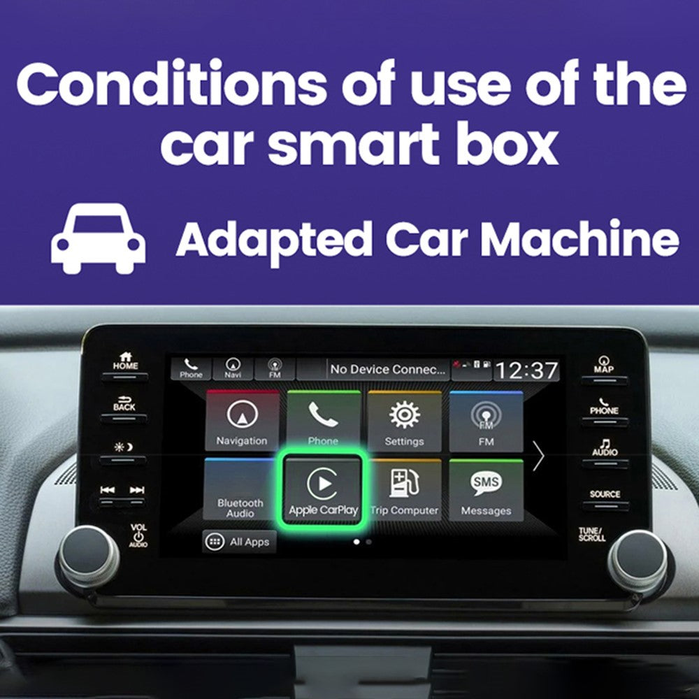 2Air 5.0 Wireless Ai Box for Carplay Android Auto Dongle Adapter 2.4G / 5.8Ghz WiFi Bluetooth-compatible Auto Connect Plug and Play