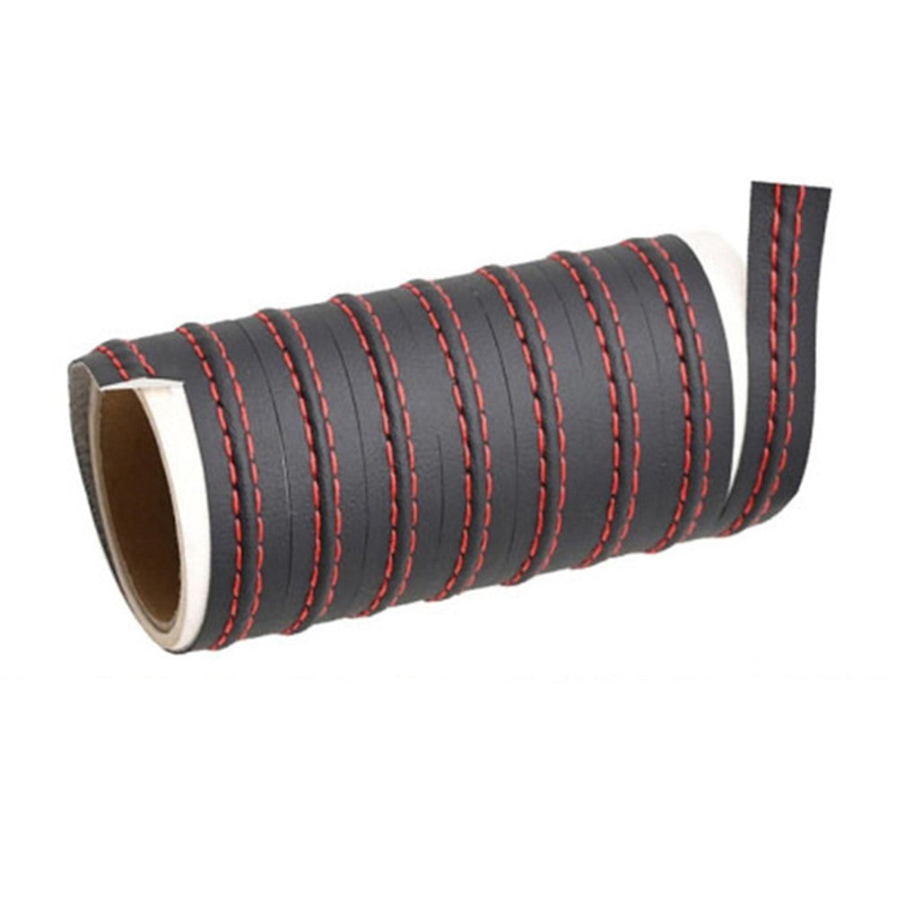 8m Car Interior Trim Strip Automobile Center Console PU Leather Adhesive Decorative Strip