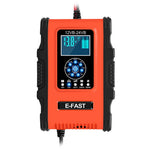 E-FAST TK500 12V / 24V 7-trins intelligent batterioplader til bil og lastbil, oplader til genoprettelse af blybatterier