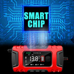 E-FAST TK-600 7-Stage Automatic Charger 12V / 24V Large Screen Car Battery Charger for Motorbikes, Trucks, etc.