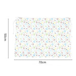 Cute Pattern Printed Car Window Anti-UV Curtain Cotton Cloth Vehicle Side Window Sun Shade Curtain