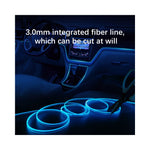 H5U 5m Car Interior Ambient RGB LED DIY Flexible Light Strip USB Wire Control Decorative Cold Light Strip