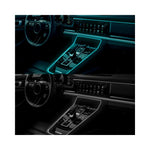 H2U 2m Car Interior Ambient Neon Cold Light Strip USB Wire Control RGB LED DIY Flexible Light Strip