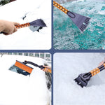 ST-3908 Winter Extendable Detachable Dual Head Snow Removal Shovel Car Windshield Snow Scraper Brush