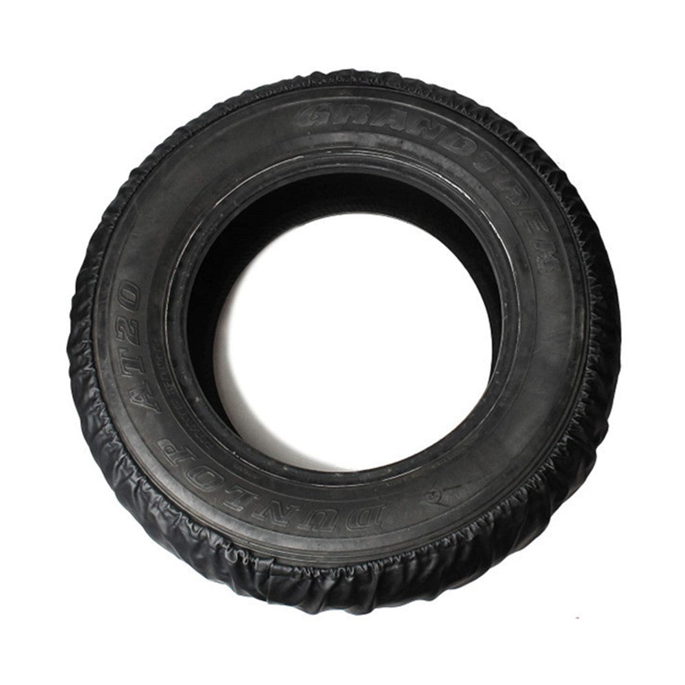 KG0167 12-inch SUV Truck Wheel Cover Protector Litchi Texture Leather Car Tire Cover for 20-22 Inch Tire