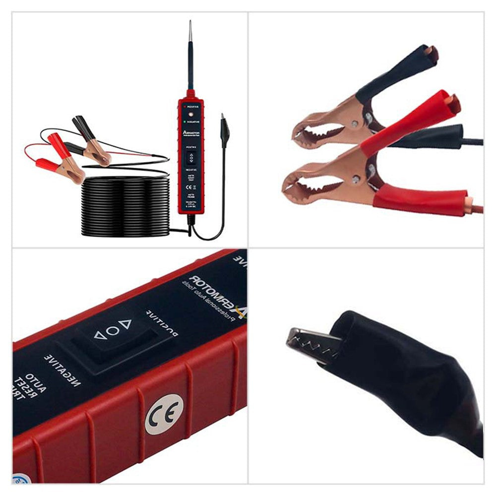 AERMOTOR EM285 Automotive Electric Circuit Tester Car Electrical System Tester 6-24V DC Drive Test Pen