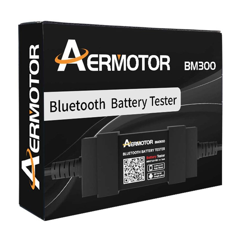 AERMOTOR BM300 Car Battery Tester Wireless Bluetooth-compatible 12V Car Battery Testing Charging Cranking Analyzer for Android iOS