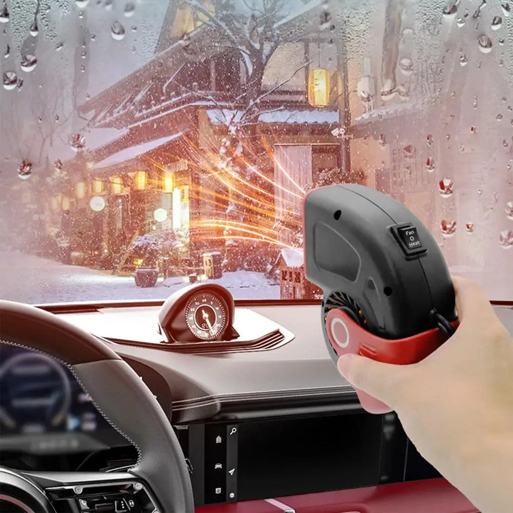 9769 12V Car Heater Lightweight Defrost and Defog Car Warmer Cigarette Lighter Vehicle Heating Device