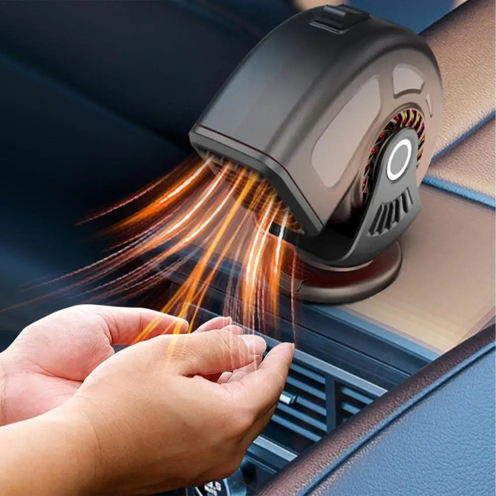 9769 12V Car Heater Lightweight Defrost and Defog Car Warmer Cigarette Lighter Vehicle Heating Device