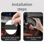 9769 12V Car Heater Lightweight Defrost and Defog Car Warmer Cigarette Lighter Vehicle Heating Device