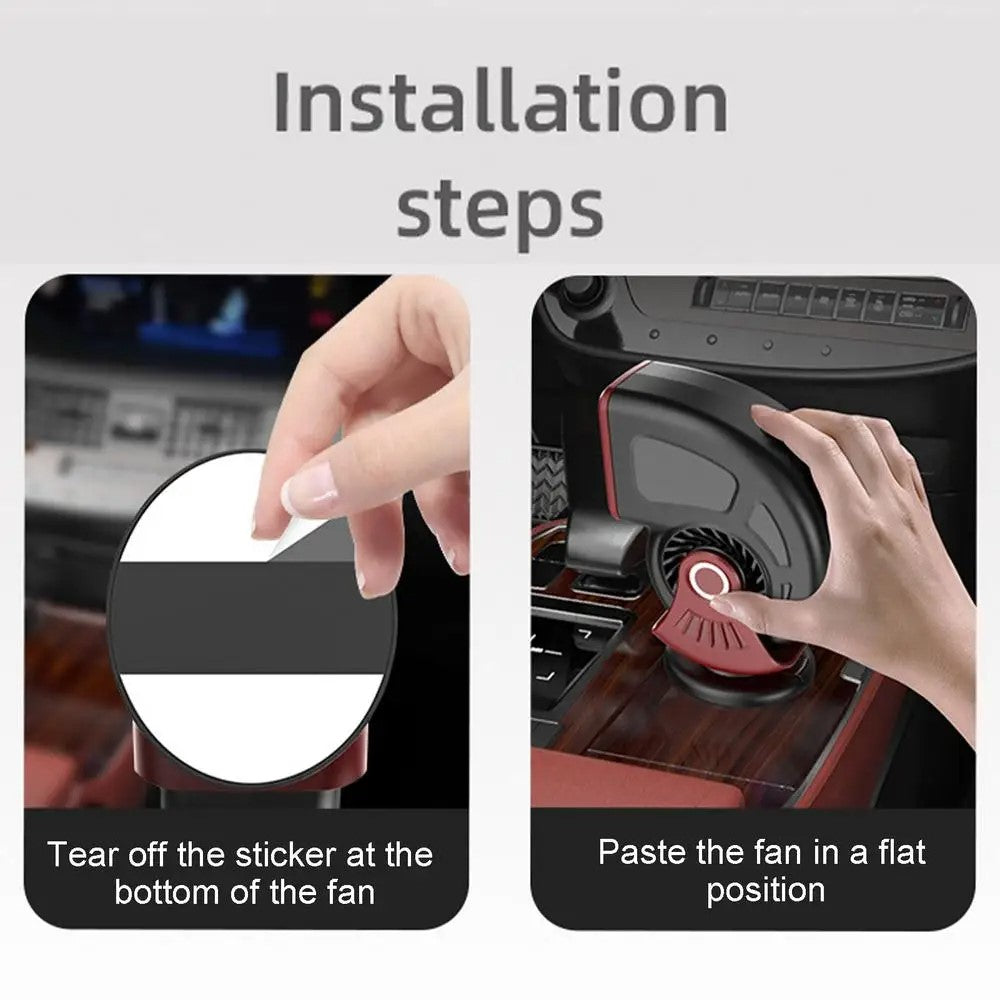 9769 12V Car Heater Lightweight Defrost and Defog Car Warmer Cigarette Lighter Vehicle Heating Device