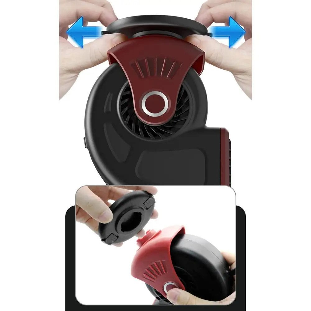 9769 12V Car Heater Lightweight Defrost and Defog Car Warmer Cigarette Lighter Vehicle Heating Device