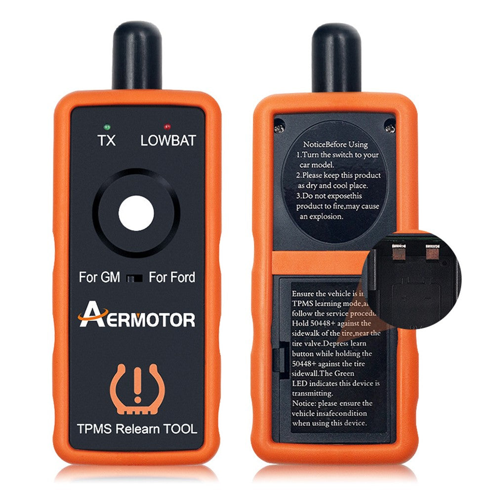AERMOTOR EL-50448 TPMS FORD Car Tire Pressure Resetting Monitoring Tool Detector
