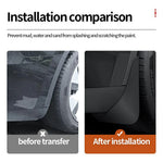 4Pcs / Set Car Mudguard Mud Flaps for Nissan Note 2005-2011 LIVINA Front and Rear Mudflaps Splash Fender Kit Auto Accessories