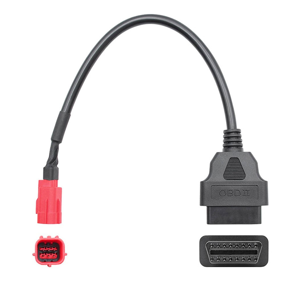AERMOTOR OBD Adapter Cable 16Pin to 6Pin Diagnosis Detector Cord for Honda Motorcycle 6Pin