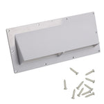 A8664 PP RV Range Motorhome Trailer Hood Exhaust Vent Cover Enhance Airflow (Includes 10Pcs Screws)