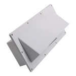 A8664 PP RV Range Motorhome Trailer Hood Exhaust Vent Cover Enhance Airflow (Includes 10Pcs Screws)