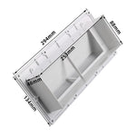 A8664 PP RV Range Motorhome Trailer Hood Exhaust Vent Cover Enhance Airflow (Includes 10Pcs Screws)
