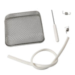A8668 4.5x4.5 Inch RV Water Heater Vent Screen Stainless Steel Mesh Cover Flying Insect Screen with Installation Tool