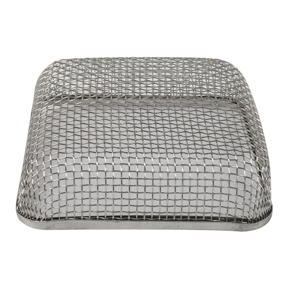 A8668 4.5x4.5 Inch RV Water Heater Vent Screen Stainless Steel Mesh Cover Flying Insect Screen with Installation Tool