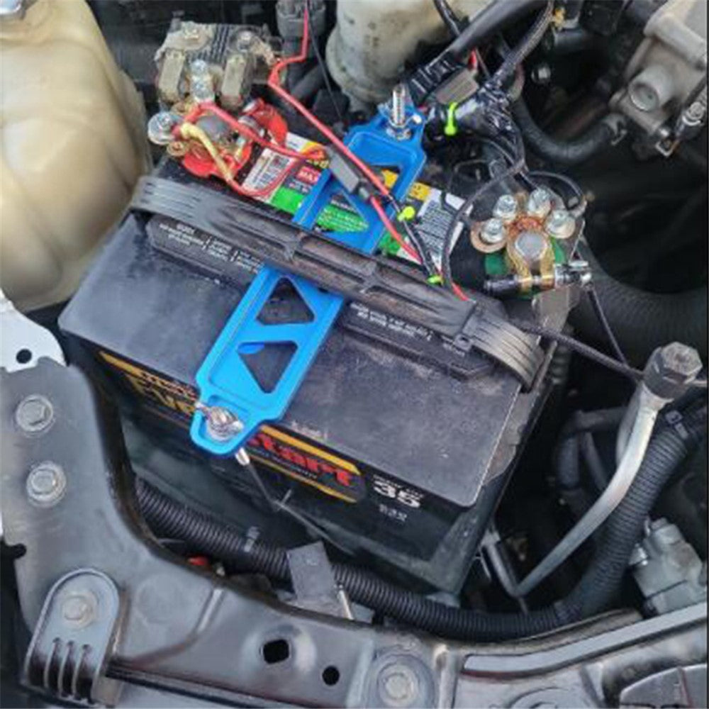 A8681 Aluminum Alloy Car Battery Holder Bracket Vehicles Trucks Battery Mount Bracket (Hook Length 250)