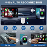 THT-020-9 Trådløs Carplay Android Auto Dongle Kablet til Trådløs Adapter