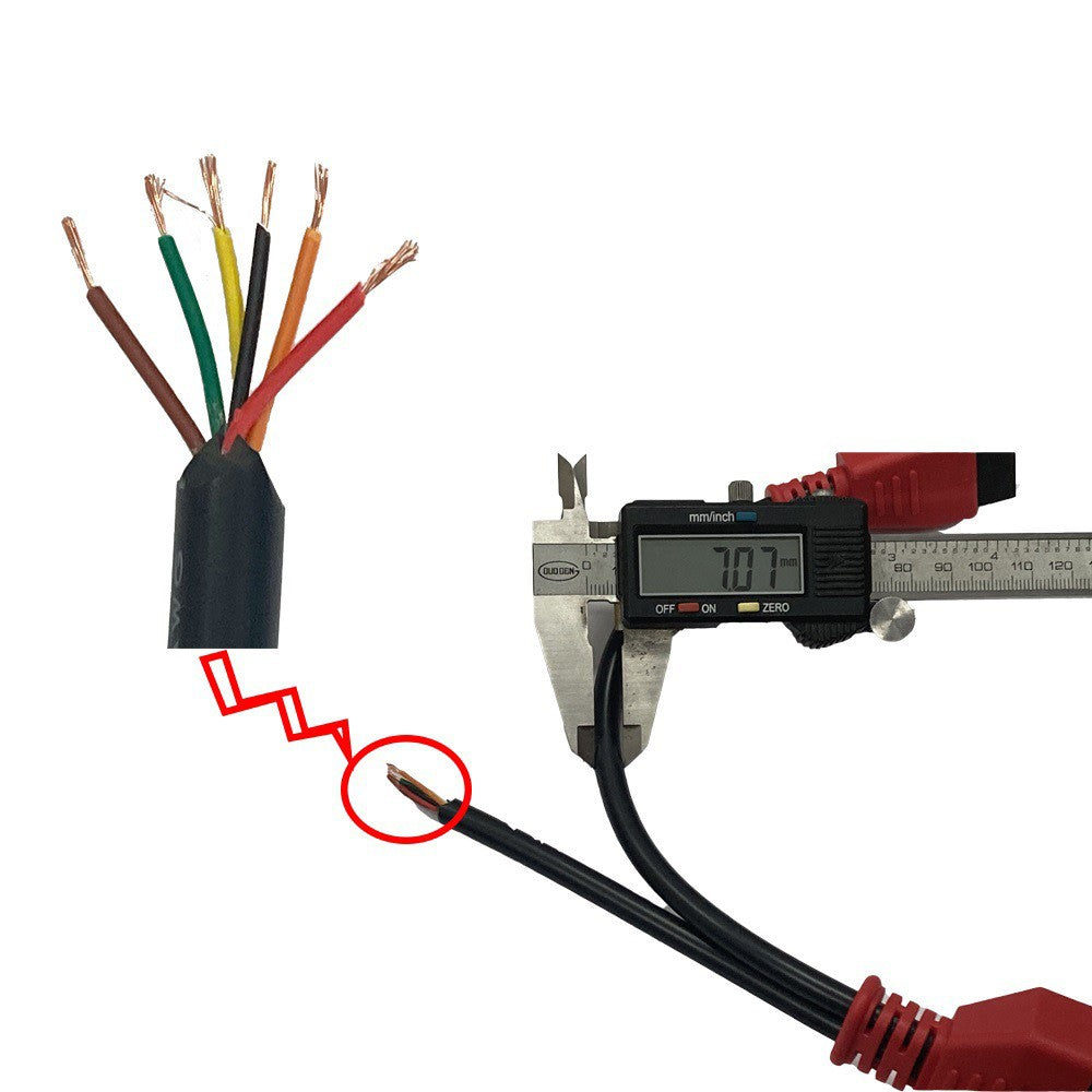 Til Chrysler bil 12+8 Pin sikkerheds-gateway diagnostisk enhed bypass adapterkabel