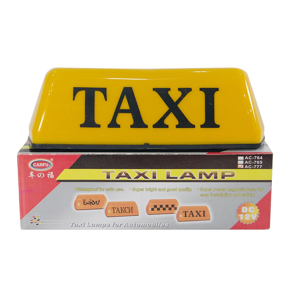 CARFU AC-777A 12V universell magnetisk taxitakbelysning PP taxi LED-lampa