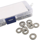 A7748 200Pcs Assorted #12 #10 #8 #6 1/4" 304 Stainless Steel Flat Washers