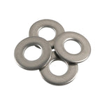 A7748 200Pcs Assorted #12 #10 #8 #6 1/4" 304 Stainless Steel Flat Washers