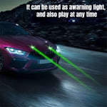 H901 2Pcs Remote Control Car Roof Warning Light Waterproof Green Laser Lamp