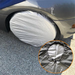 4PCS SUV 83-89CMx34CM Wheel Dust Cover Oxford Cloth Car Tire Sleeve Bag