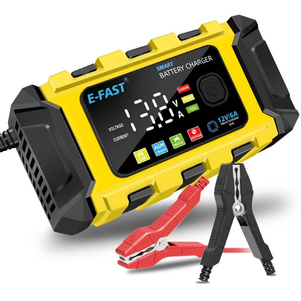 E-FAST TK-360 12V / 6A Car Motorcycle Battery Charger Lead-Acid Battery Charger