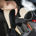 Universal Car Gear Shift Knob Cover Anti-slip PU Leather Protective Cover