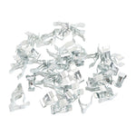 A8247 50Pcs 6# Carbon Steel Car Interior Trim Clips Moulding Fastener, with Plastic Box