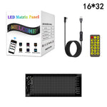 RP717 70x173mm fleksibelt LED-matrixpanel vandtæt Bluetooth-kompatibel APP-styring bilskilt