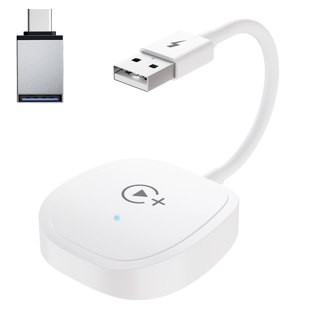 020-7+ Wireless Video / Car Play Adapter Car System Wired to Wireless Car Player Supports YouTube / Netflix / TikTok