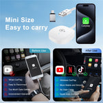 020-7+ Wireless Video / Car Play Adapter Car System Wired to Wireless Car Player Supports YouTube / Netflix / TikTok