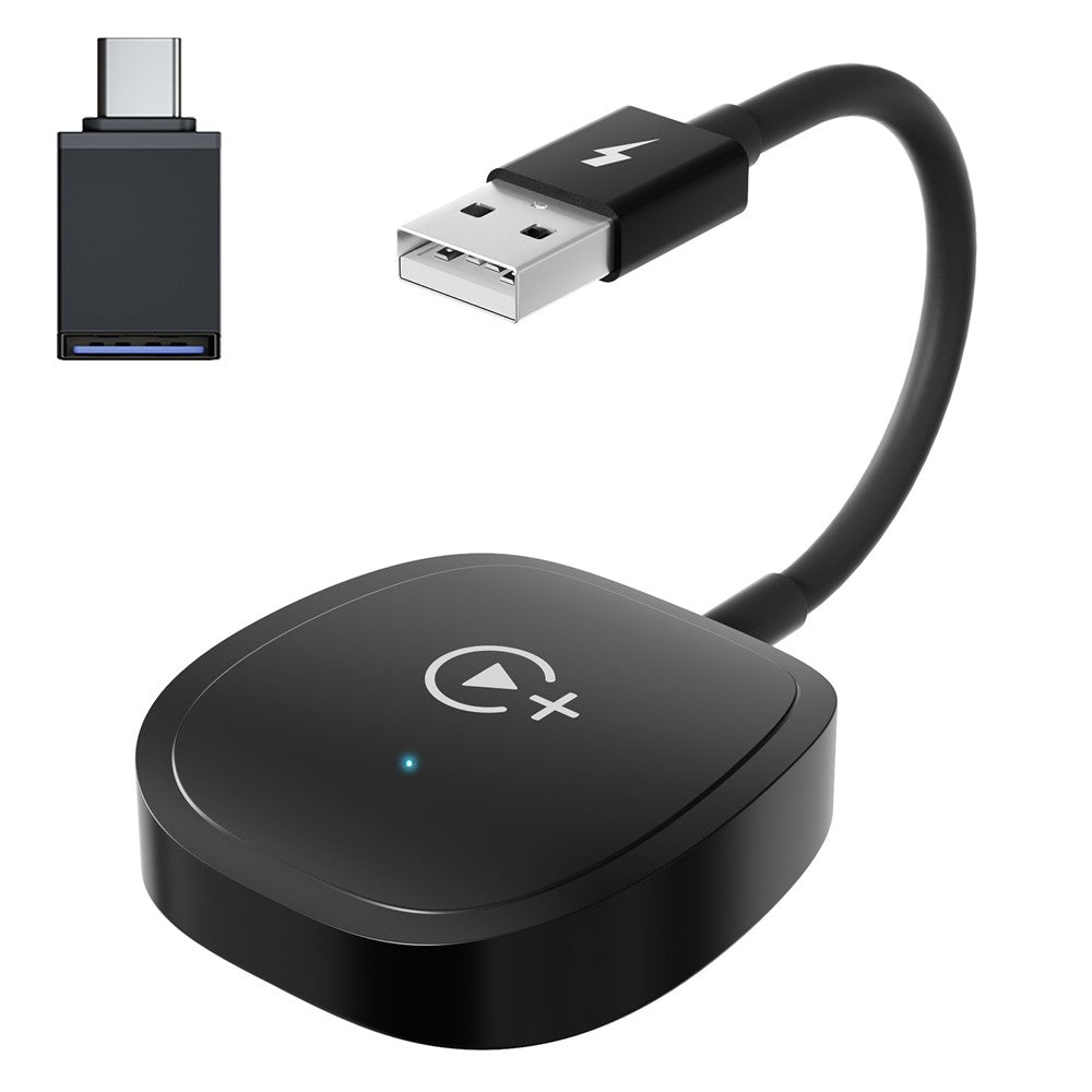 020-7+ Wireless Video / Car Play Adapter Car System Wired to Wireless Car Player Supports YouTube / Netflix / TikTok