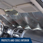 70x145cm Car Front Windshield Sunshade Cover UV Protection Heat Insulation Sun Shade
