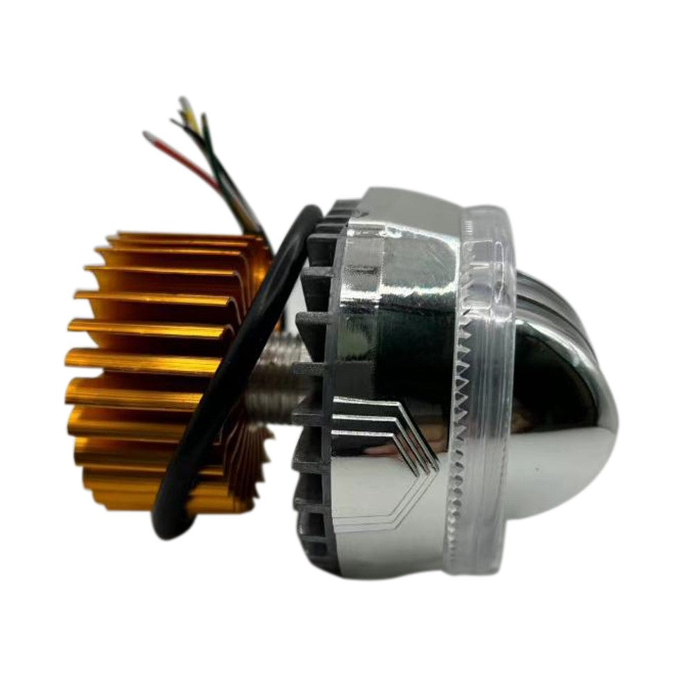 Motorcycle Modified LED Headlight Dual Aperture Motorbike Spotlight