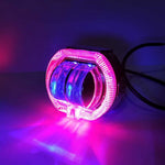 Motorcycle Modified LED Headlight Dual Aperture Motorbike Spotlight