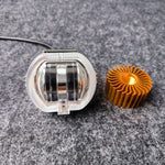 Motorcycle Modified LED Headlight Dual Aperture Motorbike Spotlight