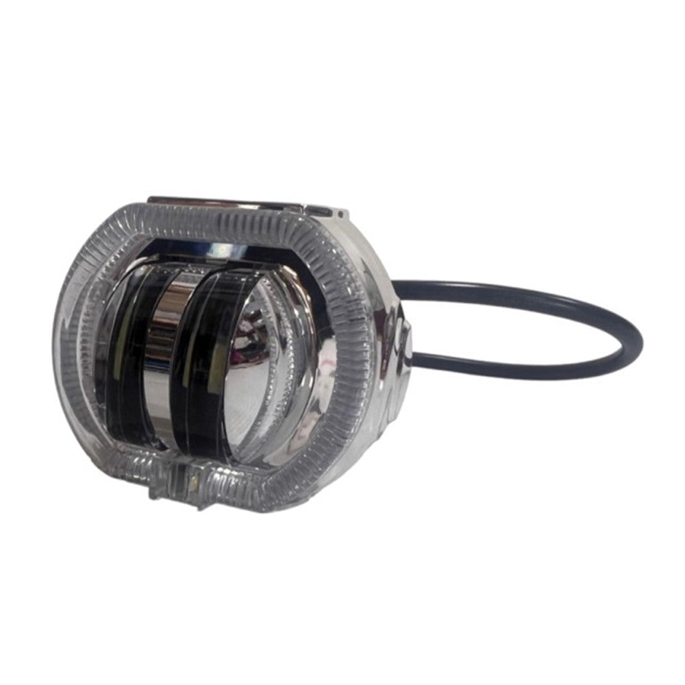 Motorcycle Modified LED Headlight Dual Aperture Motorbike Spotlight
