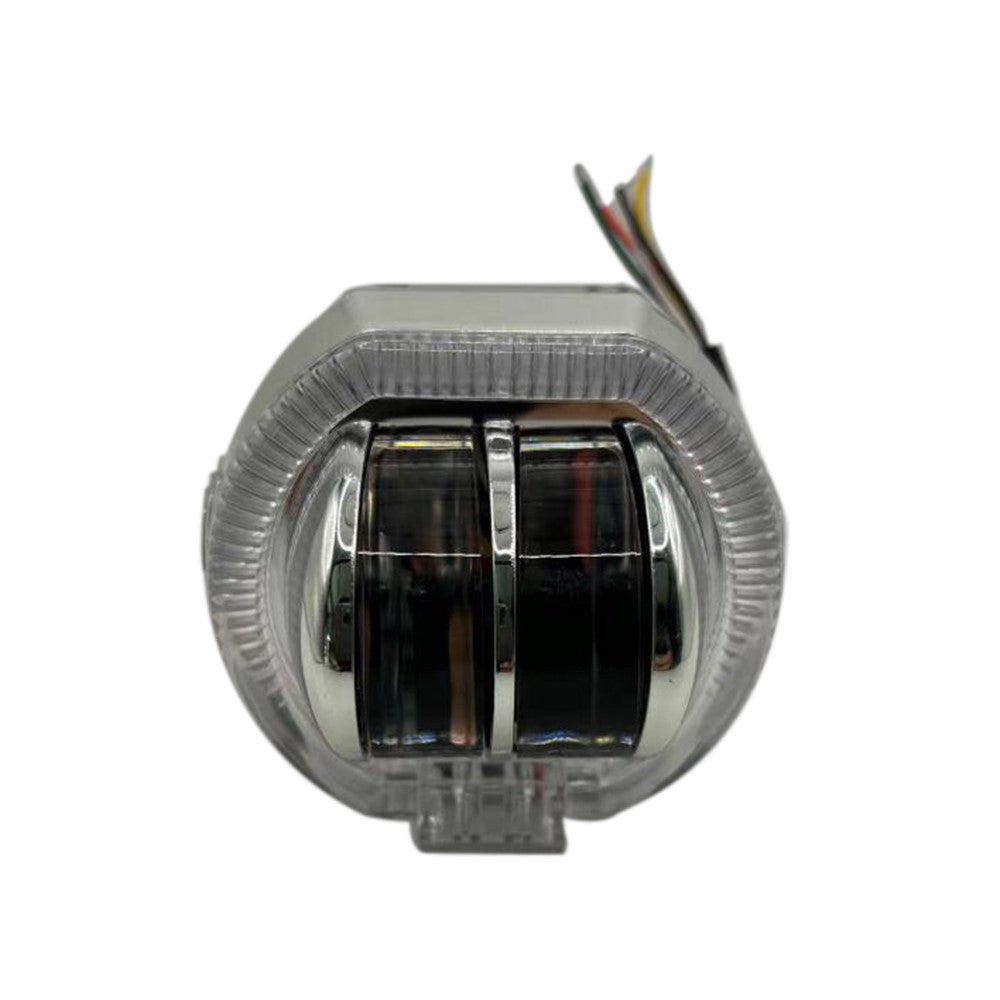 Motorcycle Modified LED Headlight Dual Aperture Motorbike Spotlight