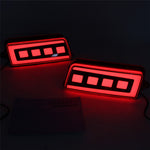Til Grand Cherokee 2005-2010 1 par bilbagkofangerlys Rød LED DRL Blinklys Bremselampe